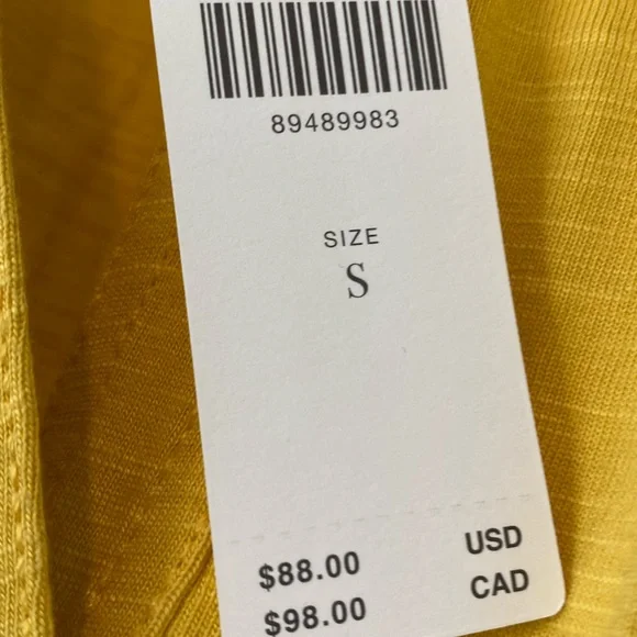 Anthropologie Yellow Cutout Mini Dress - Picture 3 of 4